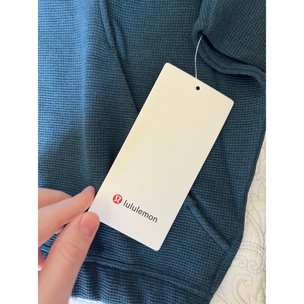 NWT Lululemon Scuba Cropped Funnel-Neck Half Zip Waffle - Picture 9 of 16